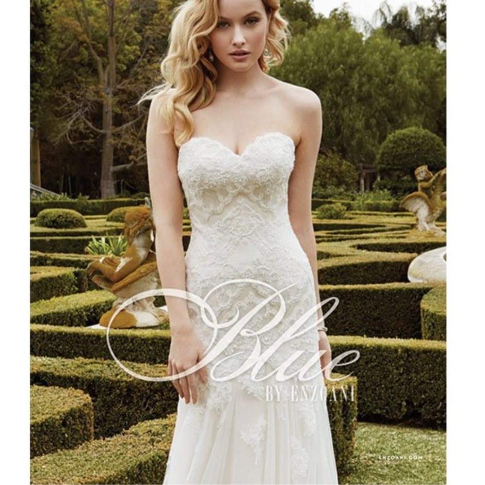 Isleboro Blue by Enzoani Wedding Gown Dress